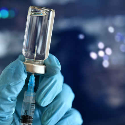 Drug Vial close up