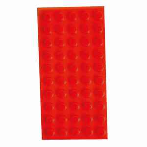 Bright orange tactile bumper pads pack