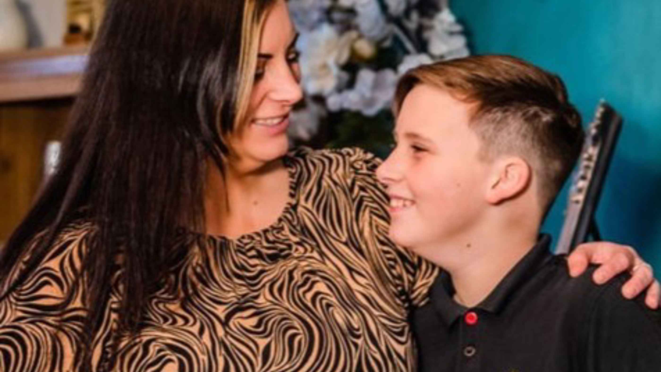 Freddie and mum 